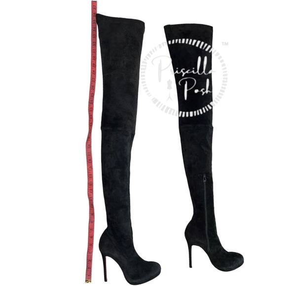 Christian Louboutin
Suede Calfskin Louise XI 120 Thigh High Boots 37.5 - Picture 15 of 16